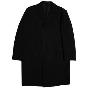 IDEALSITZ (Germany) 70s Vintage Wool Melton Overcoat : XL
